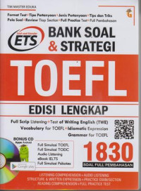 Bank Soal & Strategi TOEFL : Edisi Lengkap