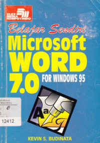 Belajar Sendiri Microsoft Word 7.0 For Windows 95