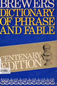 Image of Brewer's Dictionary Of Phrase And Fable