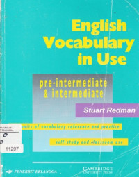 English Vocabulary In Use pre-intermediate and intermediate