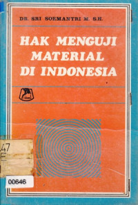 Hak Menguji Material di Indonesia