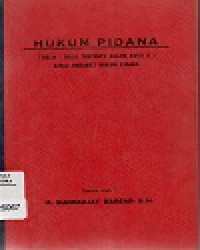 Hukum Pidana