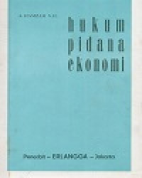 Hukum Pidana Ekonomi