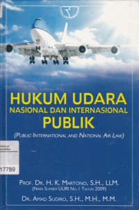 Hukum Udara Nasional Dan Internasional Publik: Public International And National Air Law