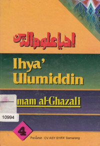 Ihya' Ulumiddin Jilid 4