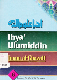 Ihya' Ulumiddin Jilid 6