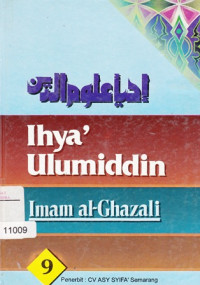 Ihya' Ulumiddin Jilid 9