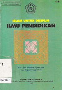 Islam untuk Disiplin Ilmu Pendidikan