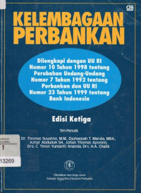 Kelembagaan Perbankan
