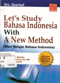 Let's  Study Bahasa Indonesia With A New Method