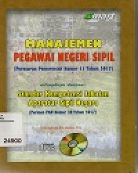 Manajemen Pegawai Negeri Sipil