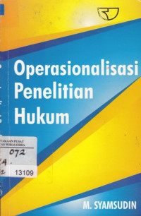 Operasionalisasi Penelitian Hukum