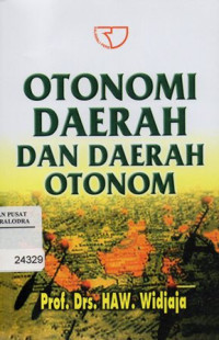 Otonomi daerah dan daerah otonom