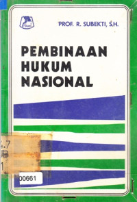 Pembinaan Hukum Nasional