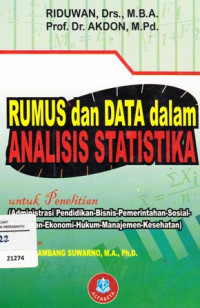 Rumus dan Data dalam Analisis Statistika