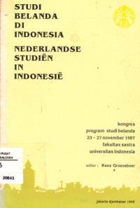 Studi Belanda Di Indonesia Nederlandse Studien In Indonesie