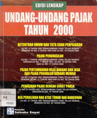 Undang-Undang Pajak Tahun 2000