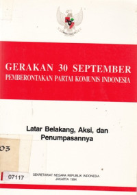 Gerakan 30 September Pemberontakan Partai Komunis Indonesia