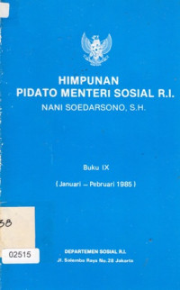 Himpuanan Pidato Mentri Sosial R.I