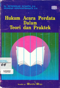 Hukum Acara Perdata Dalam Teori Dan Praktek