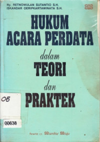 Hukum Acara Perdata Dalam Teori dan Praktek