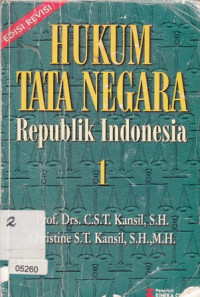 Hukum Tata Negara Republik Indonesia 1