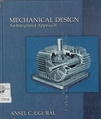 Mechanical Design An Integrated Approach