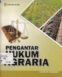 Pengantar Hukum Agraria