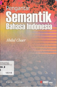 Pengantar Semantik Bahasa Indonesia