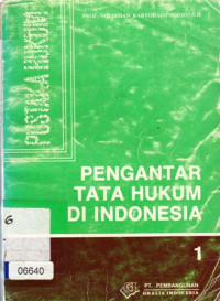 Pengantar Tata Hukum Di Indonesia