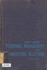 Personal Management And Industrial Relations