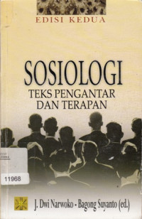 Sosiologi: teks pengantar dan terapan