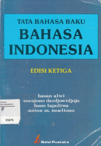 Tata Bahasa Baku Bahasa Indonesia